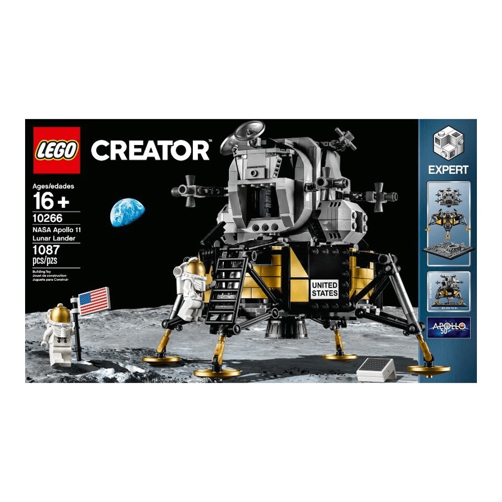 Конструктор LEGO Creator 10266 Лунный модуль корабля Аполлон 11 НАСА - фото