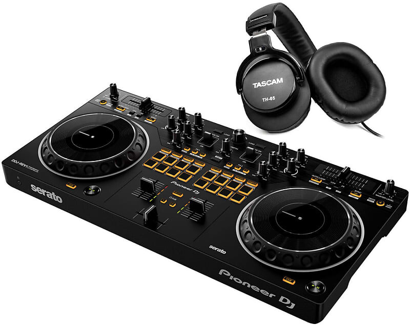 

Pioneer DDJ-REV1 2-канальный DJ-контроллер в стиле Scratch для Serato DJ Lite + TH-05 DDJ-REV1 Scratch-style 2-Channel DJ Controller For Serato DJ Lite + TH-05
