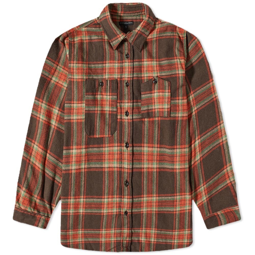 

Рубашка Engineered Garments Plaid Flannel Work Shirt