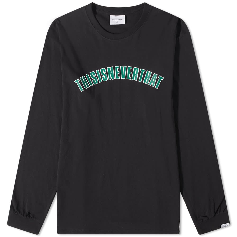 

Футболка thisisneverthat Long Sleeve New Arc Tee, Черный