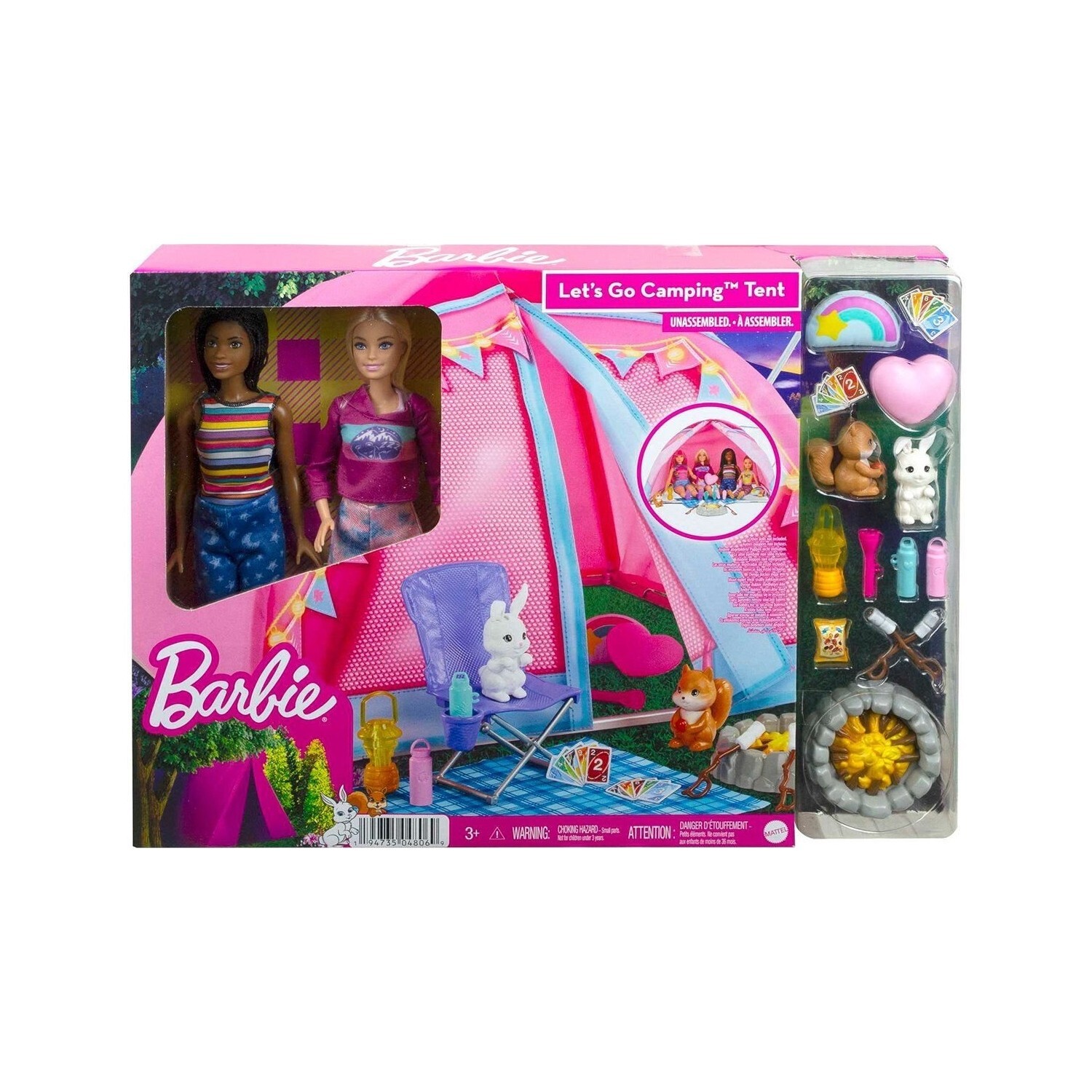 

Игровой набор Barbie Malibu and Brooklyn Camp HGC18