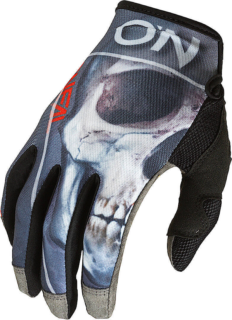 Перчатки Oneal Mayhem Bones V.22 для мотокросса, черный/серый/белый