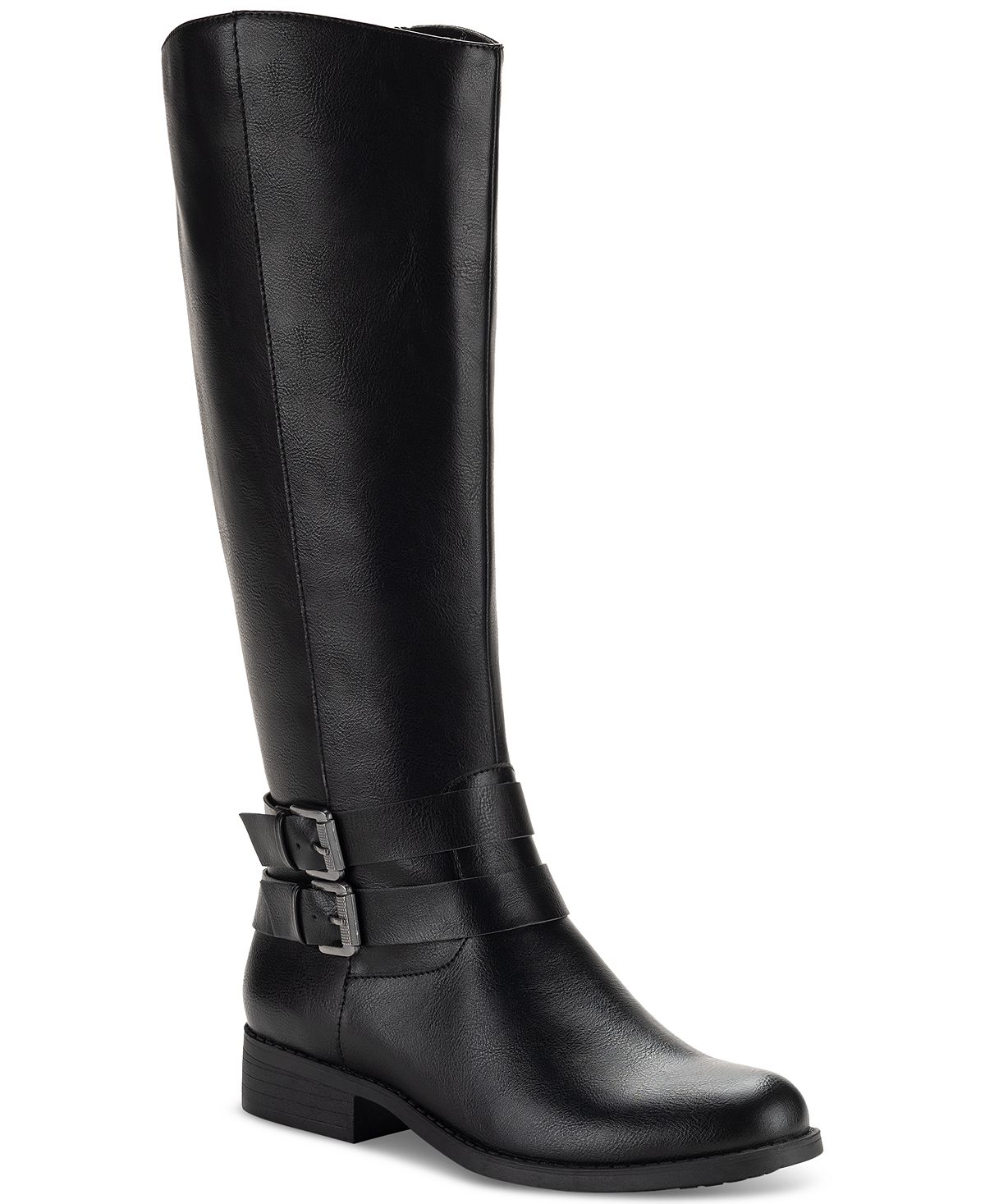 Женские ботинки для верховой езды Maliaa с пряжками Style & Co, черный concise style black