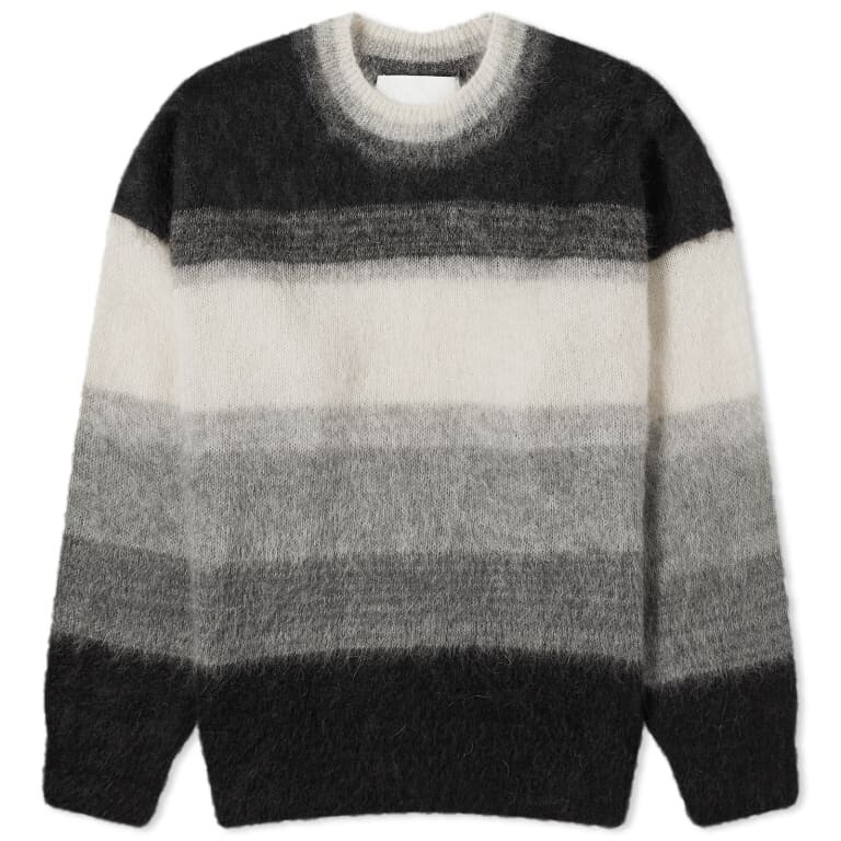 

Джемпер Isabel Marant Drussellh Dip Dyed Mohair, серый/черный