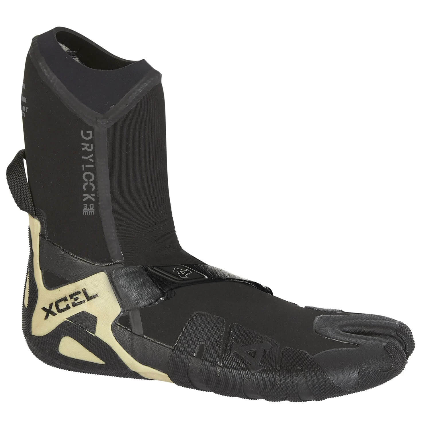 Ботинки для гидрокостюма XCEL 3mm Drylock Split Toe, черный/бежевый аксессуар cordial cpi 3 pp jack 6 3mm jack 6 3mm 3m black