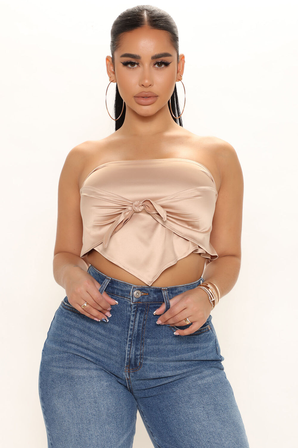 

Топ Fashion Nova FS22C132, мокко