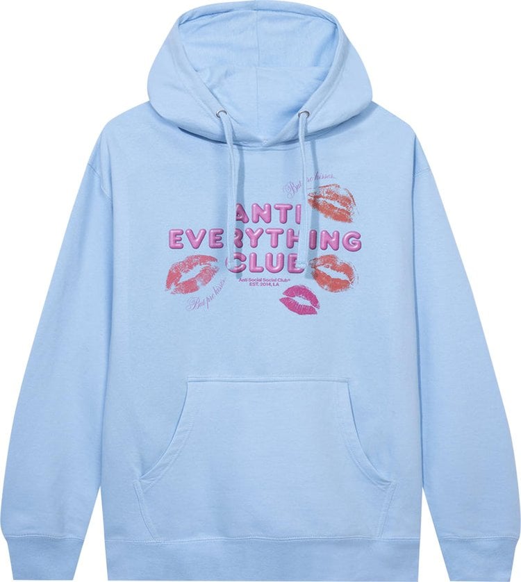 Худи Anti Social Social Club Anti Everything Club <3 Hoodie 'Blue', синий - фото