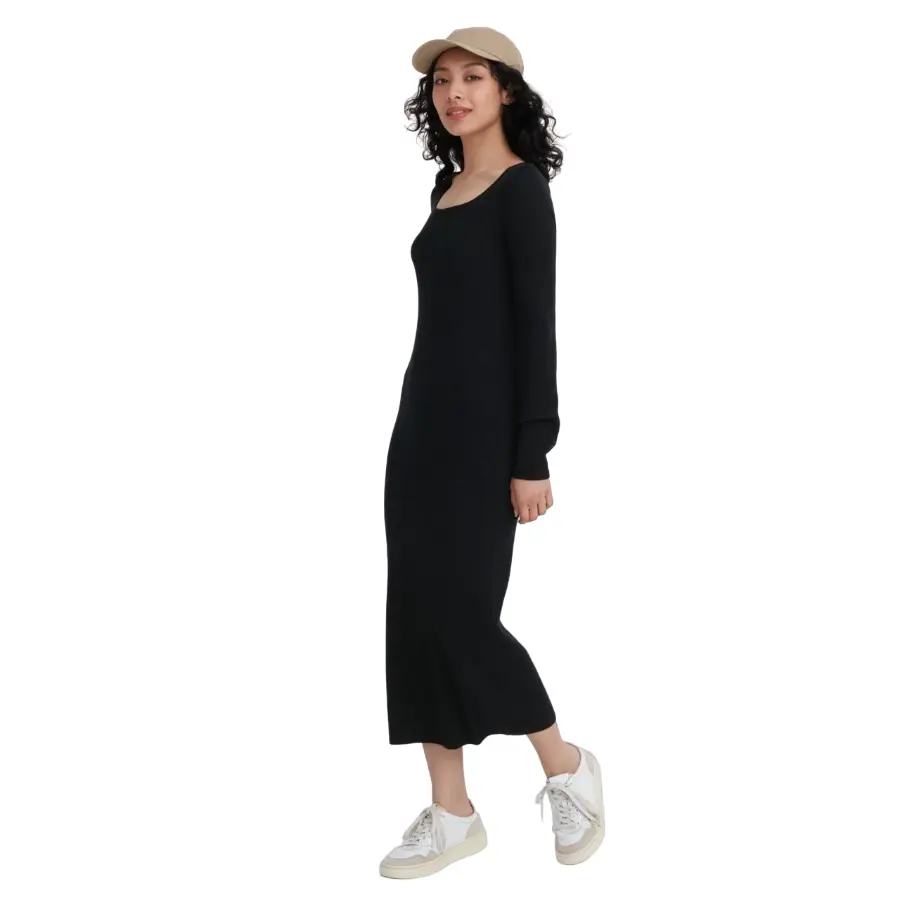 

Платье Uniqlo Merino Blend Fitted, черный