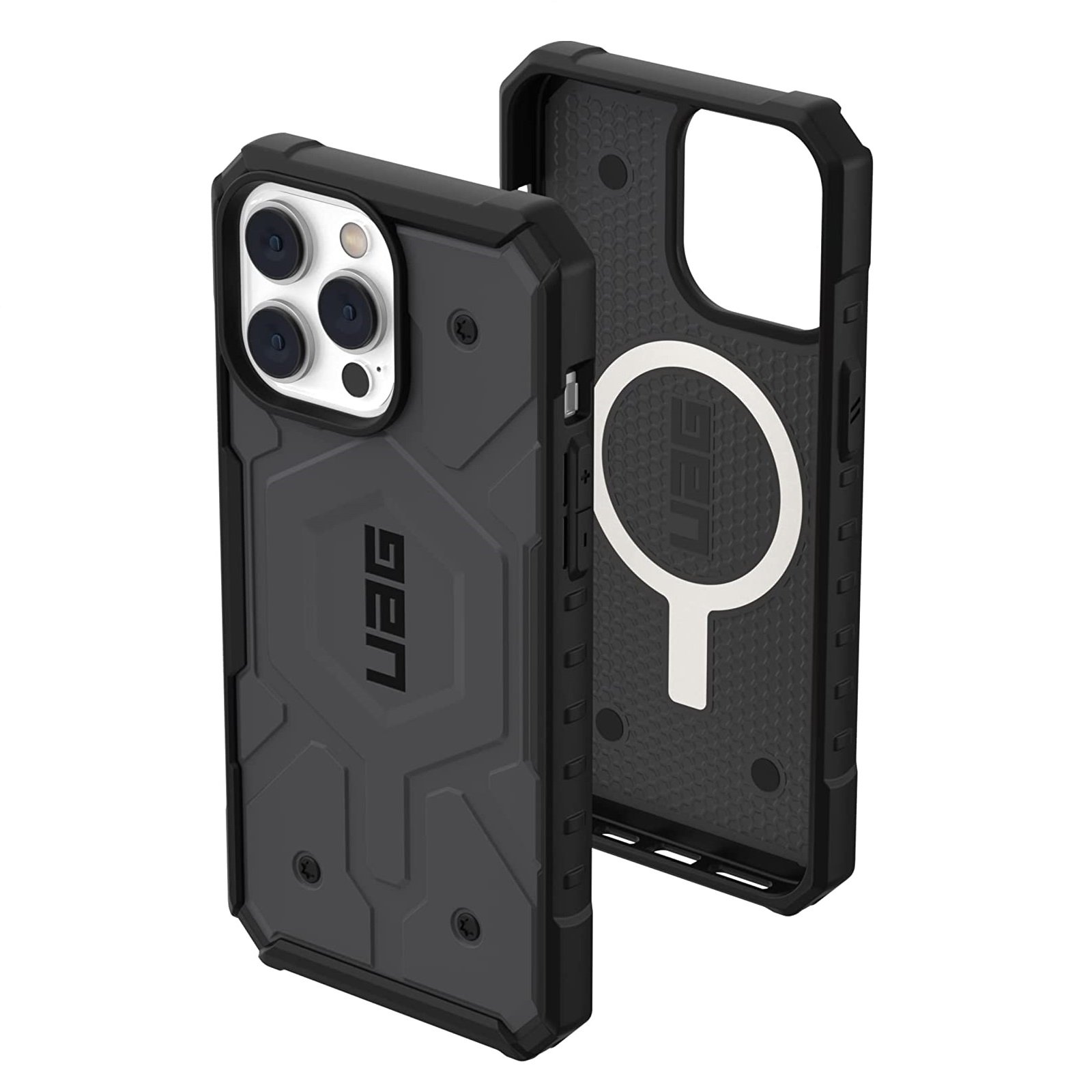 Чехол UAG Pathfinder iPhone 14 Pro Max, Silver - фото