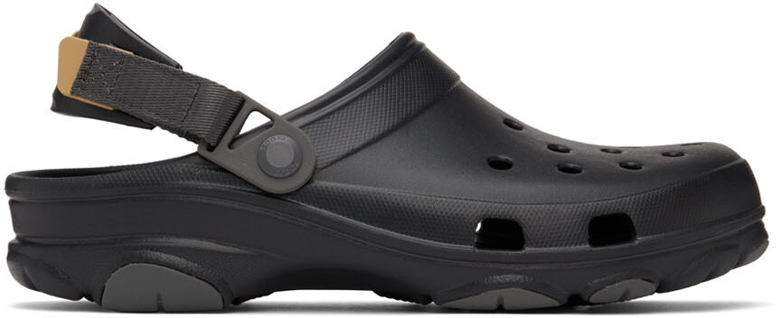 

Черные классические вездеходные сабо Crocs