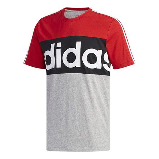 Футболка Adidas M Ess Cb Tee Logo Tee, Красный/Серый