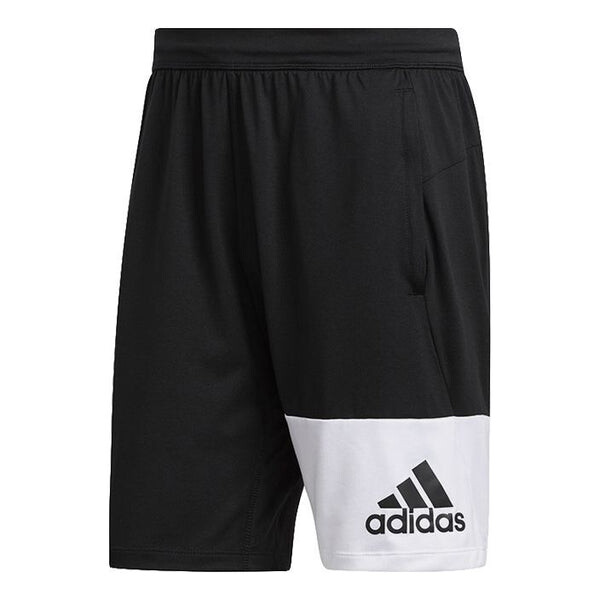 

Шорты Adidas Athleisure Casual Sports Breathable Black White, Черный