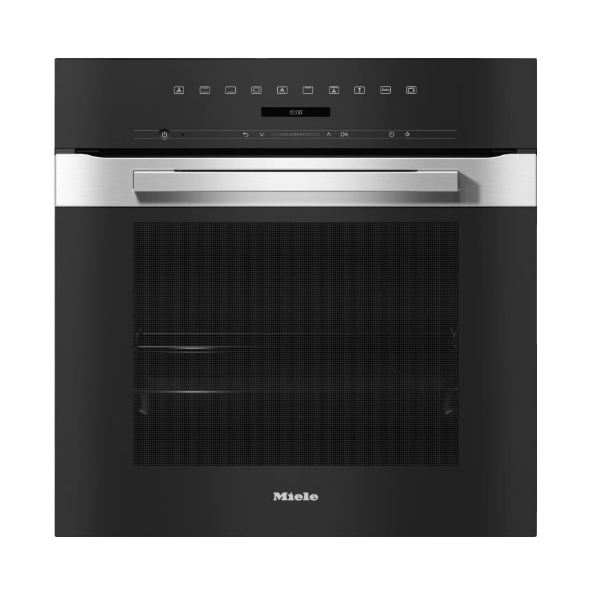 

Духовой шкаф Miele H7260B CLST, сталь/черный