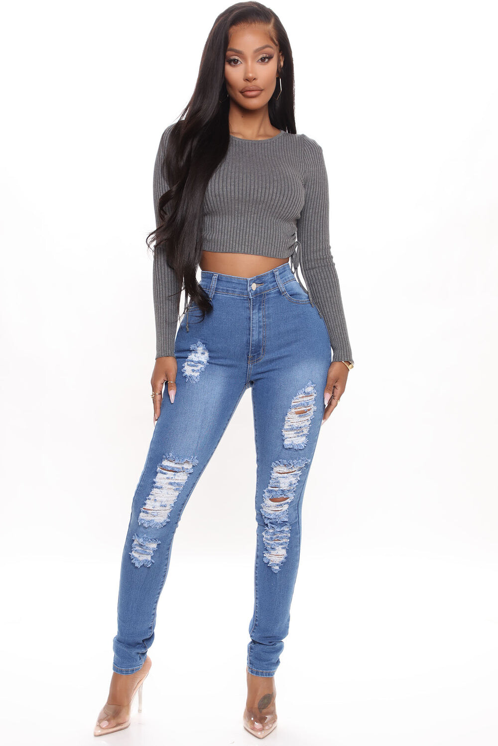 

Джинсы Fashion Nova BOD12, синий