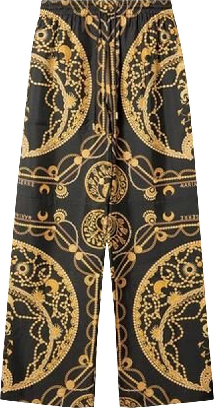 

Брюки Marine Serre Ornament Jewelry Pants Black, черный