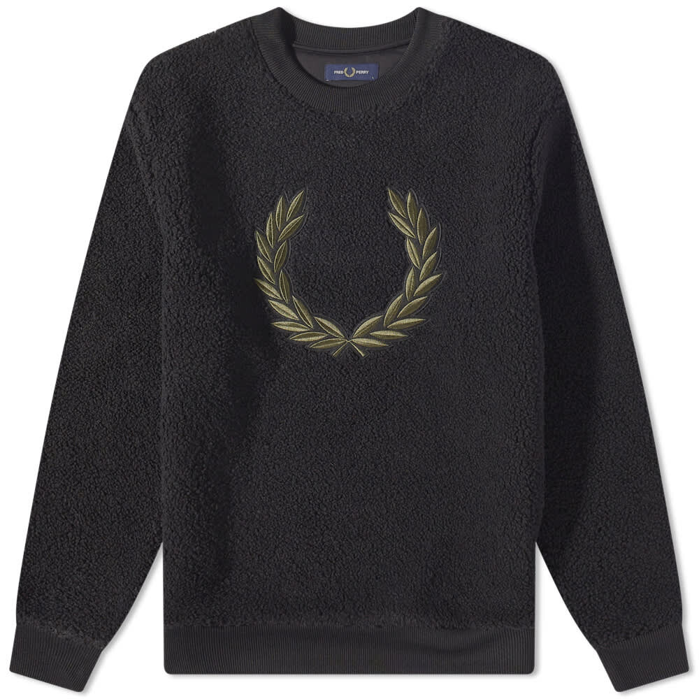 

Толстовка Fred Perry Authentic Borg Fleece Crew Sweat, Серый