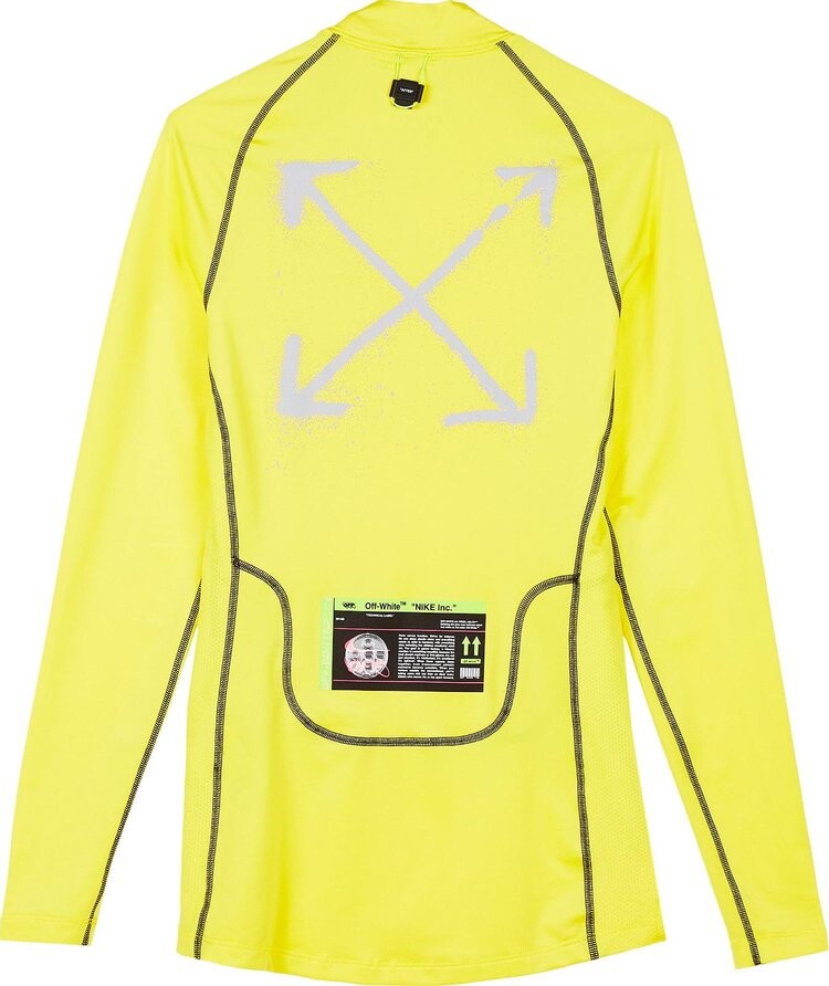 Yellow long sleeve hot sale running top