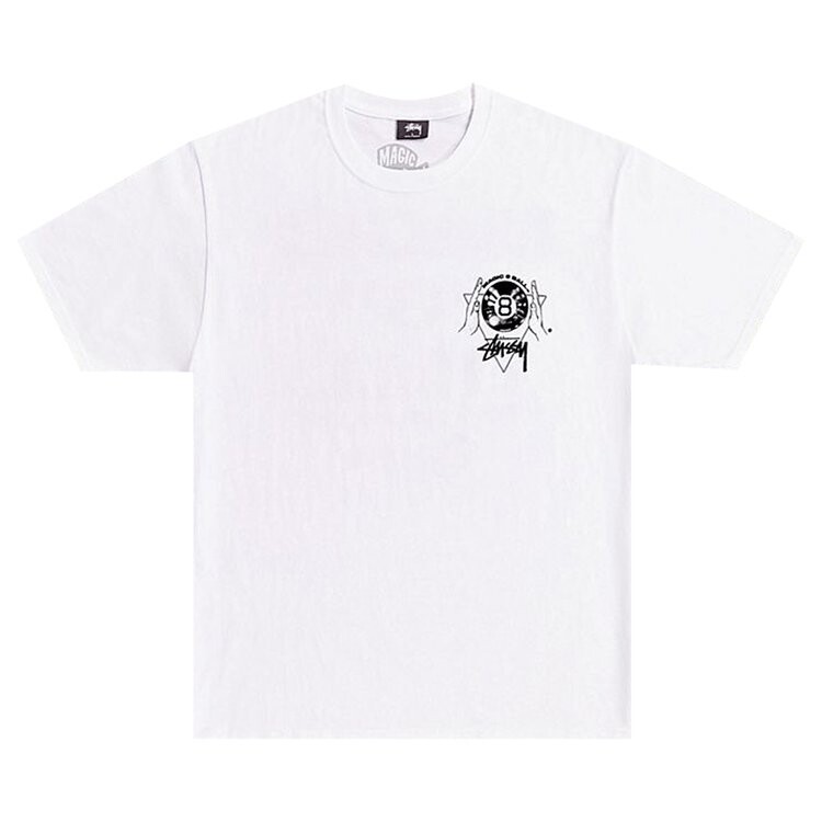 

Футболка Stussy x Mattel Magic 8 Ball T-shirt 'White', белый