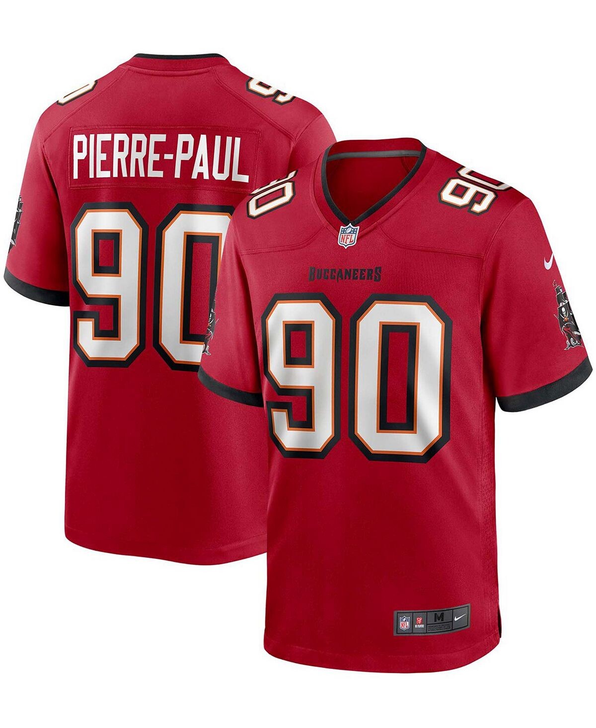 

Мужская футболка jason pierre-paul red tampa bay buccaneers game player Nike, красный