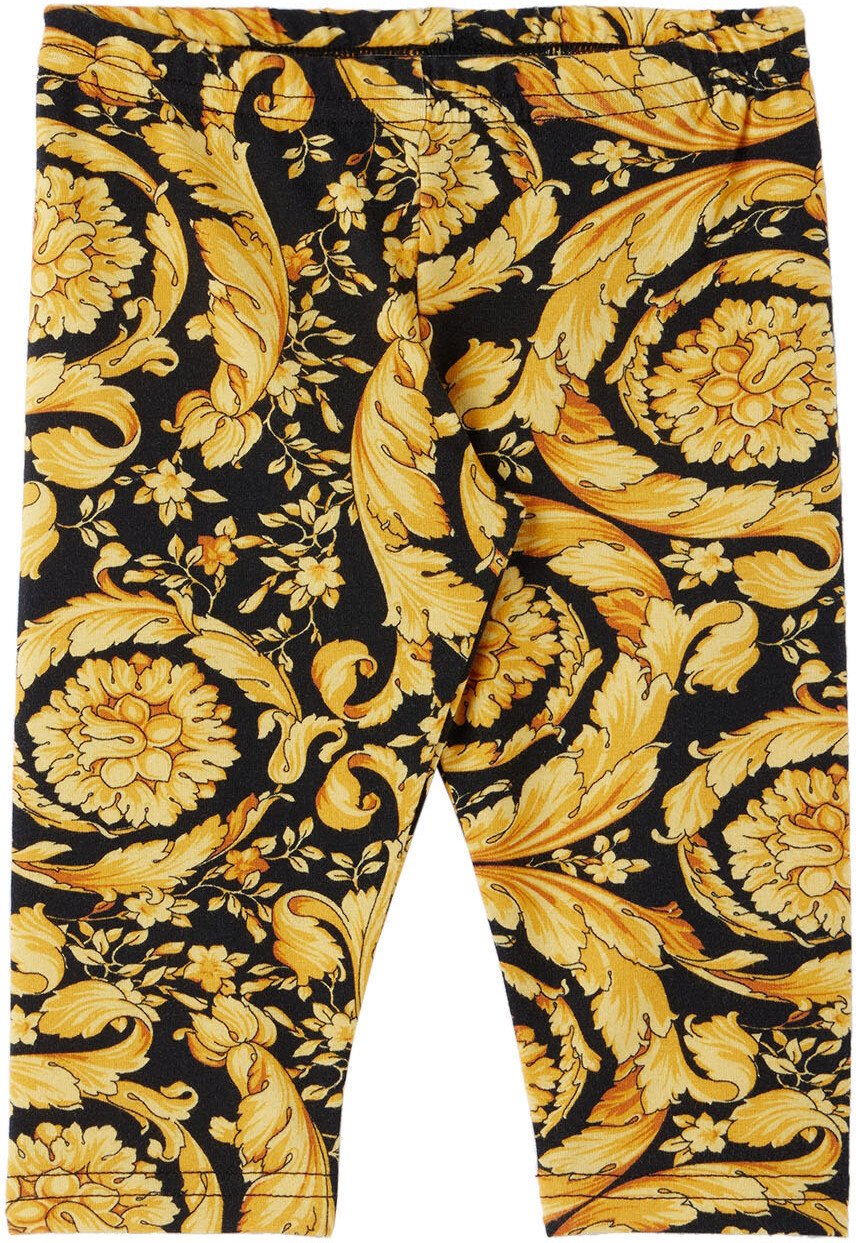 

Леггинсы Baby Black & Gold Barocco Versace