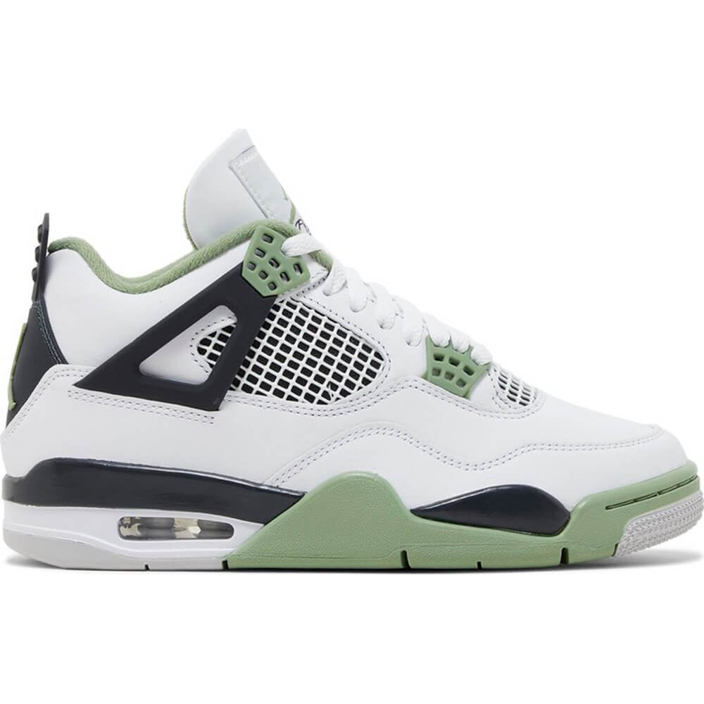 Кроссовки Air Jordan 4 Retro Seafoam, белый – заказать из-за границы с  доставкой в «CDEK.Shopping»