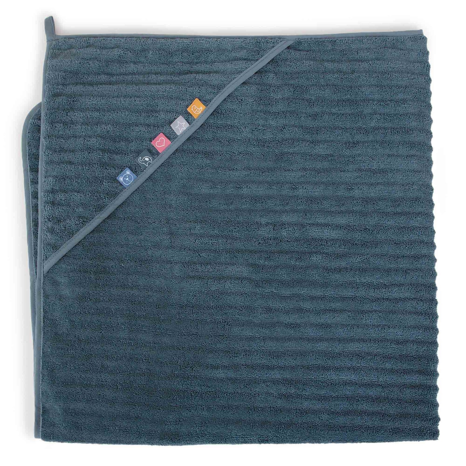 

Ceba Baby Basic полотенце детское 100x100 см Malibu Wave Line, 1 шт.