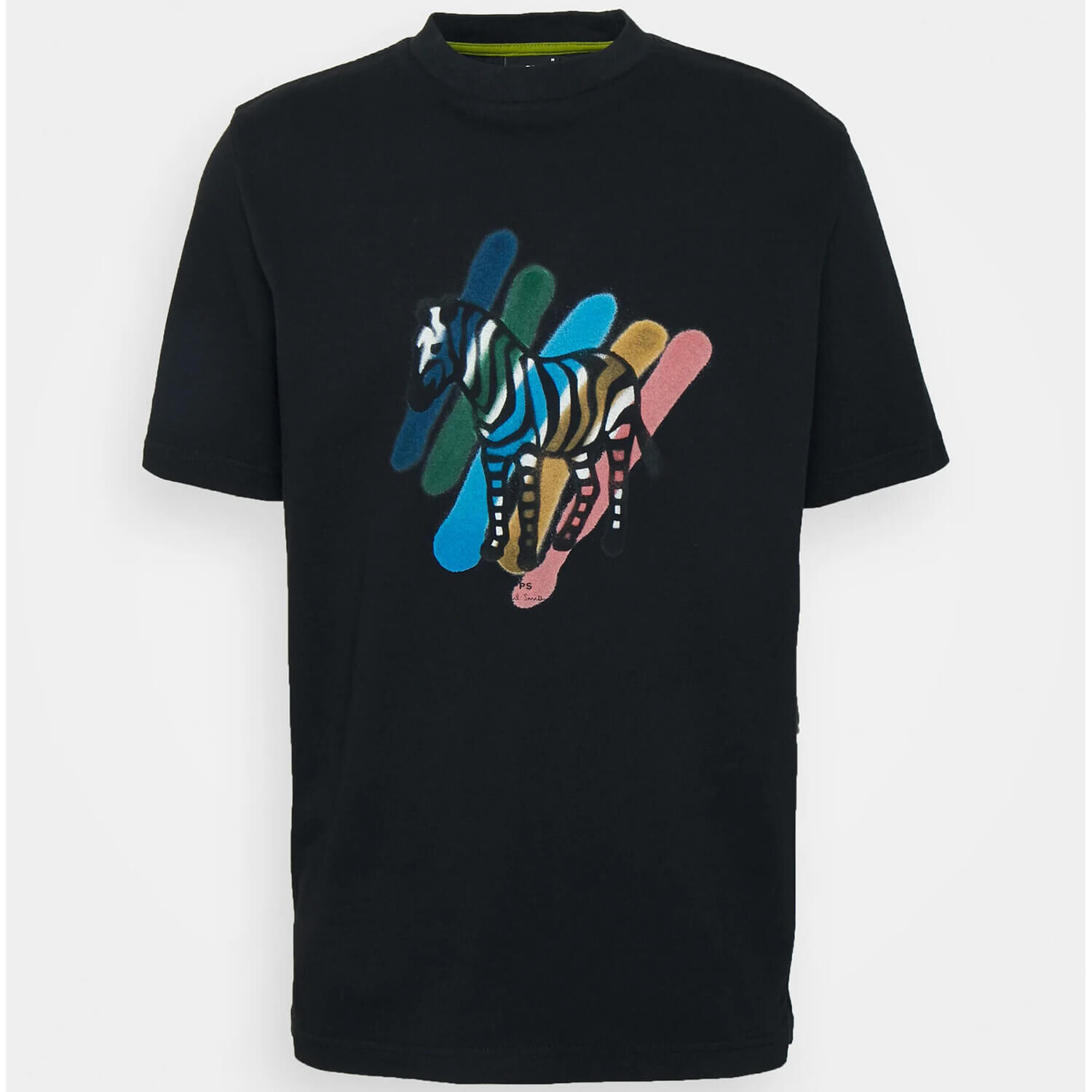 

Футболка PS Paul Smith Broad Stripe Zebra, черный