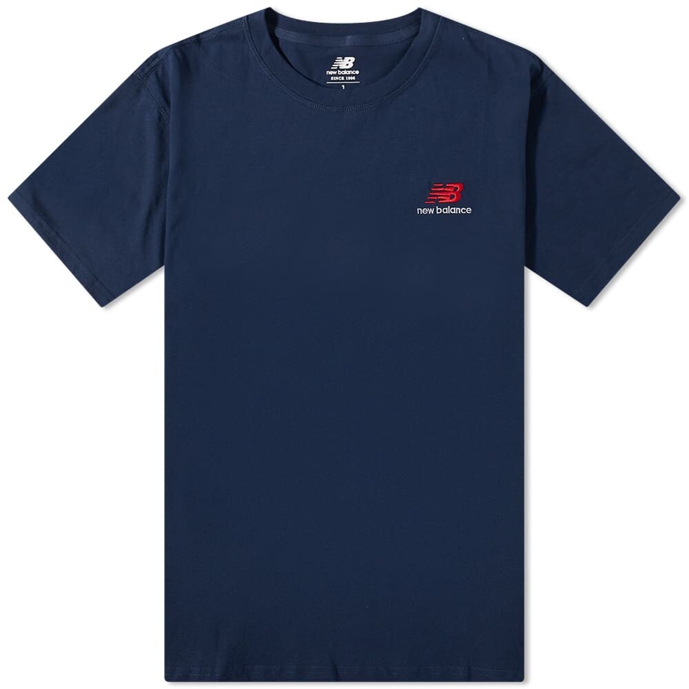 

Футболка New Balance Essentials Uni-ssentials, синий, Черный