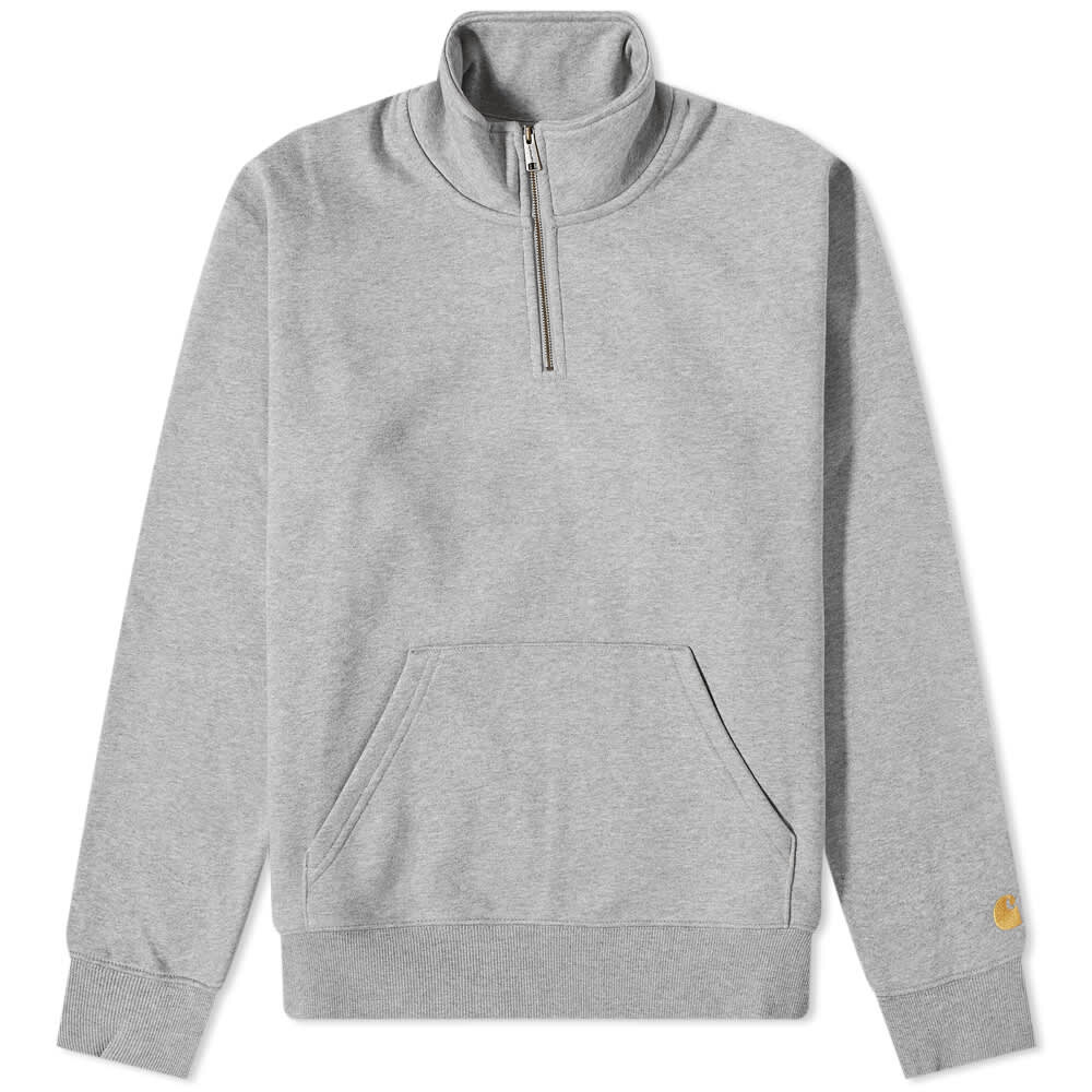 

Толстовка Carhartt WIP Chase Neck Zip Sweat, Серый