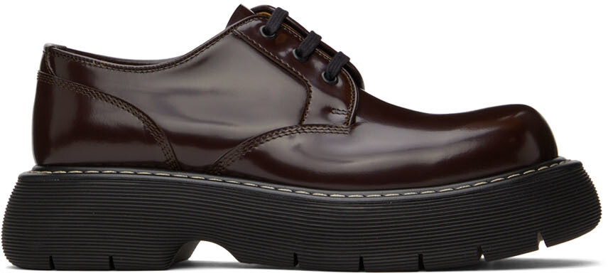 

Темно-красные ботинки на шнуровке Swell Bottega Veneta, Красный