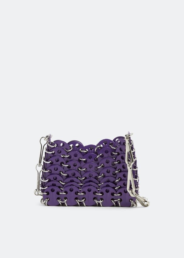 

Сумка кросс-боди PACO RABANNE Micro 1969 bag, фиолетовый