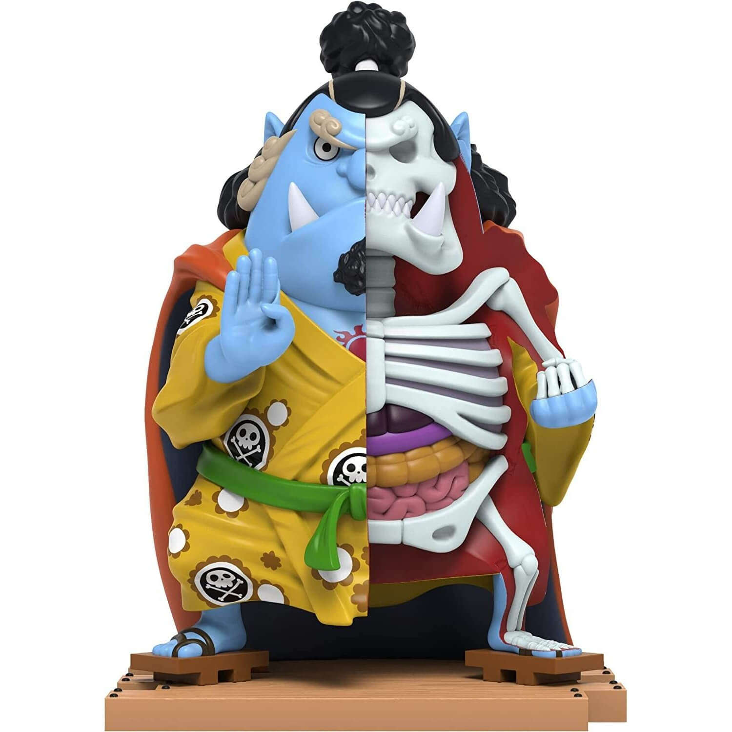 Виниловая фигурка Jason Freeny x Mighty Jaxx Hidden Dissectibles One Piece Series 2- Jinbe, мультиколор фигура mighty jaxx f1 2021 lewis hamilton collectors edition by danil yad