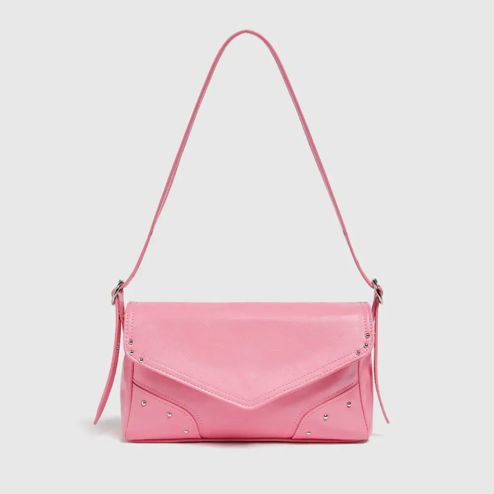 

Сумка Pull&Bear Studded Shoulder, розовый