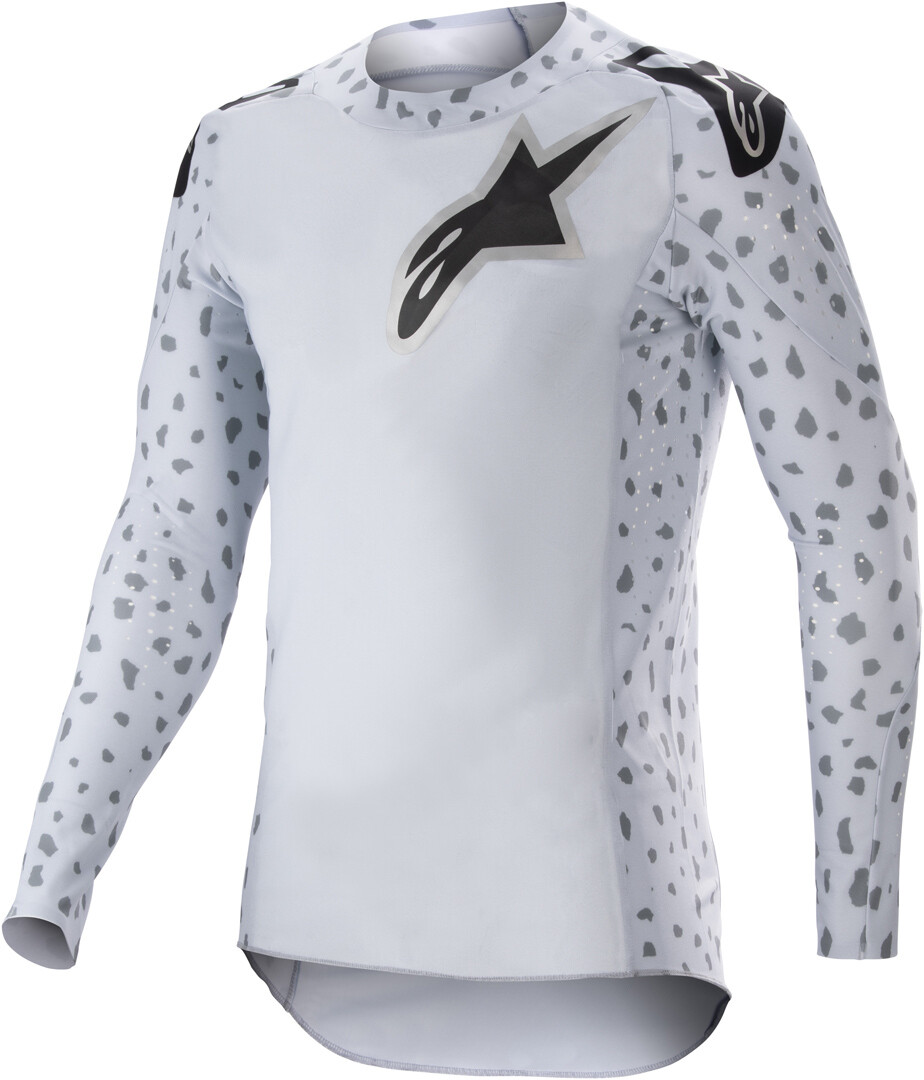 

Мотокросс джерси Alpinestars Supertech North, светло-серый