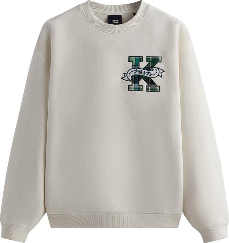 Толстовка Kith Collegiate Crewneck 'Sandrift', кремовый - фото