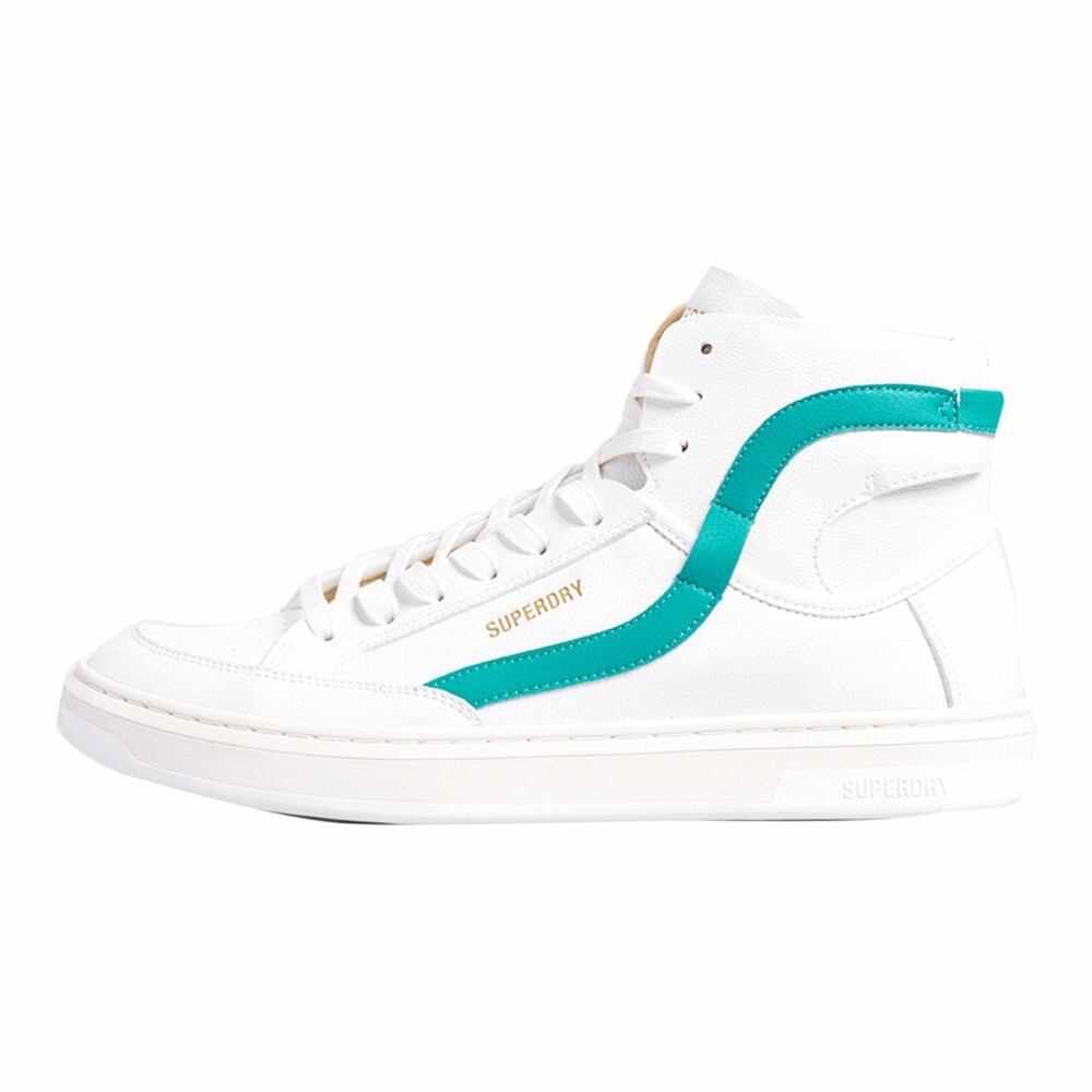 

Кроссовки Superdry Basket Lux, white/aqua