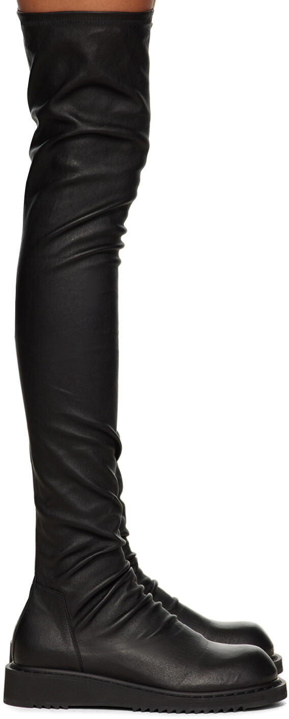 

Черные сапоги-чулки Creeper Rick Owens