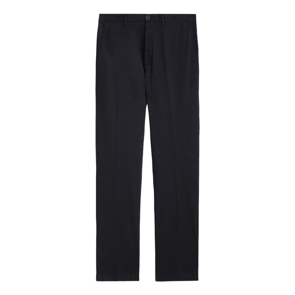 

Брюки Massimo Dutti Regular Fit Cotton Blend, темно-синий