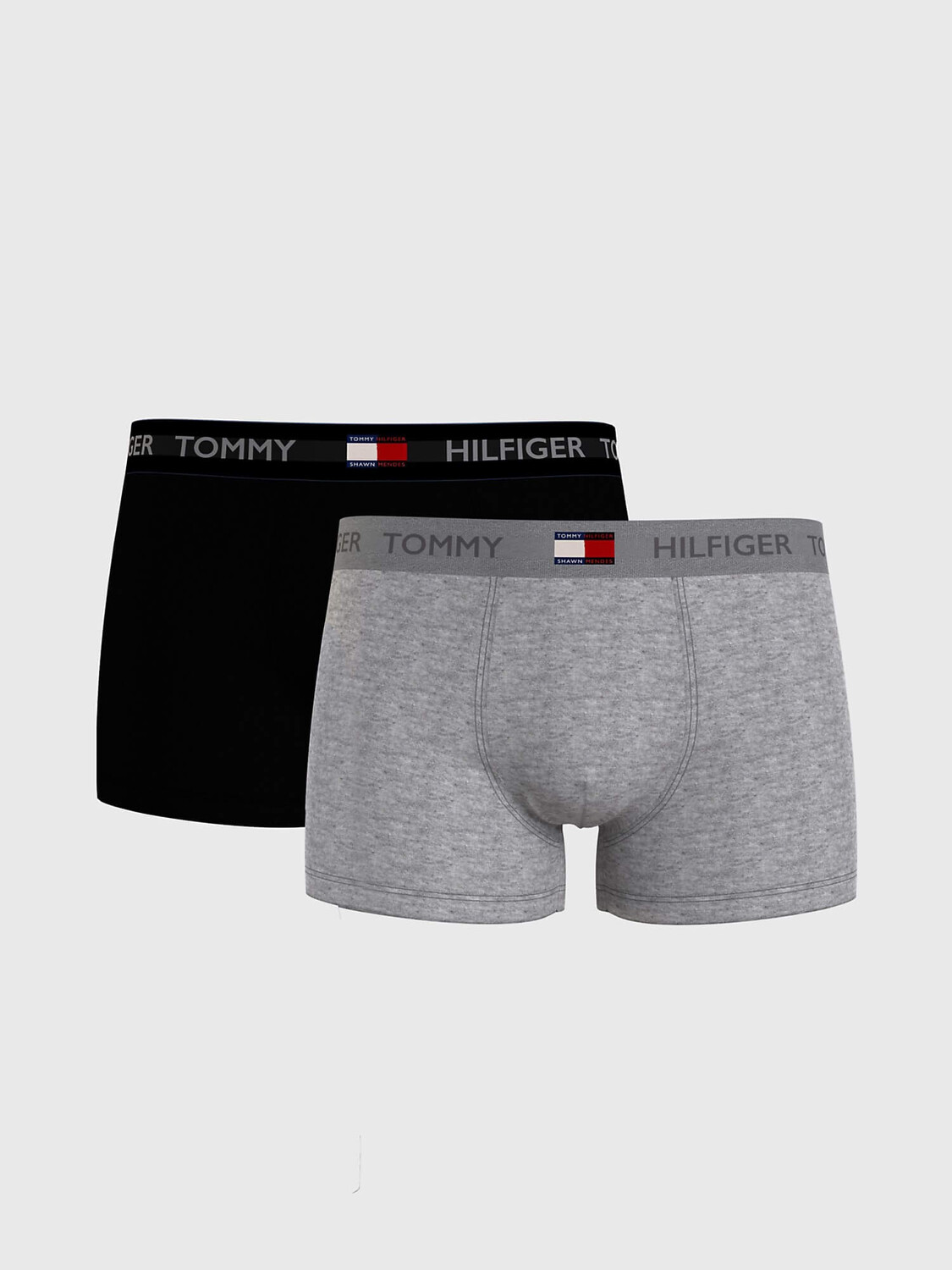 

Комплект боксеров Tommy Hilfiger X Shawn Mendes Trunk, 2 пары, черный/ серый