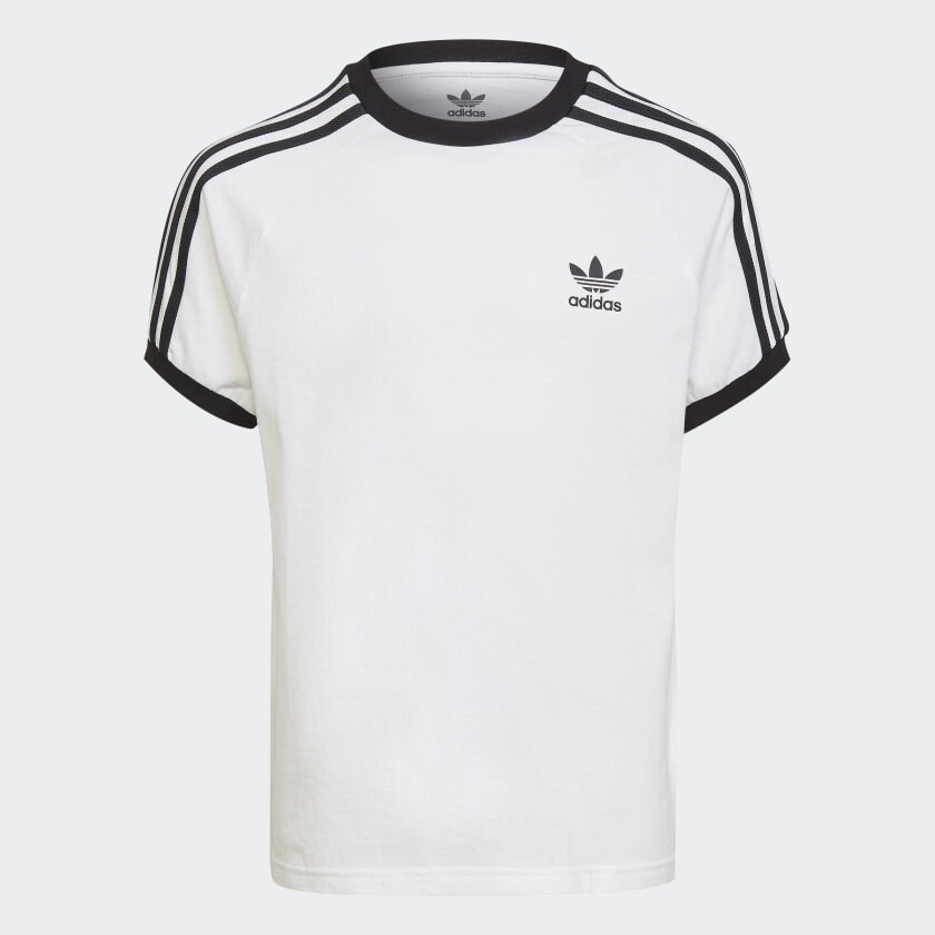

Футболка adidas Adicolor 3-Stripes, белый/черный