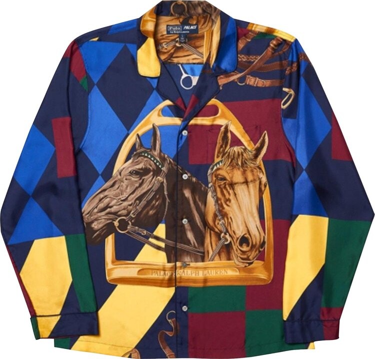 

Топ Palace x Ralph Lauren Pajama Top 'Engineered Equestrian Print', разноцветный