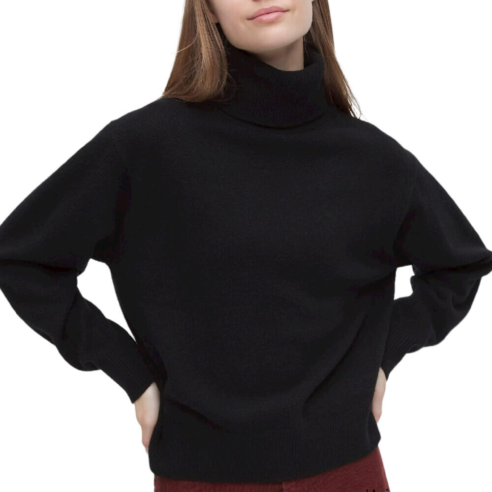 

Джемпер Uniqlo Lambswool Turtleneck, черный