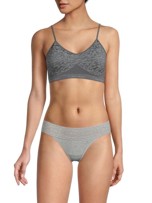 

Бралетт Calvin Klein с животным узором Animal