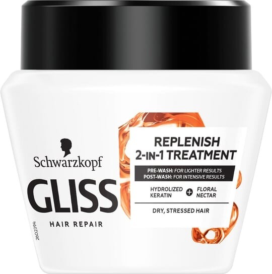 

Маска для сухих и поврежденных волос, 300 мл Schwarzkopf, Gliss Kur Total Repair