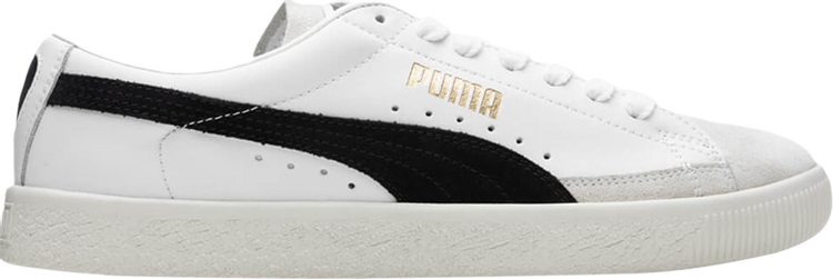 Кроссовки Puma Basket Vintage White Black, белый