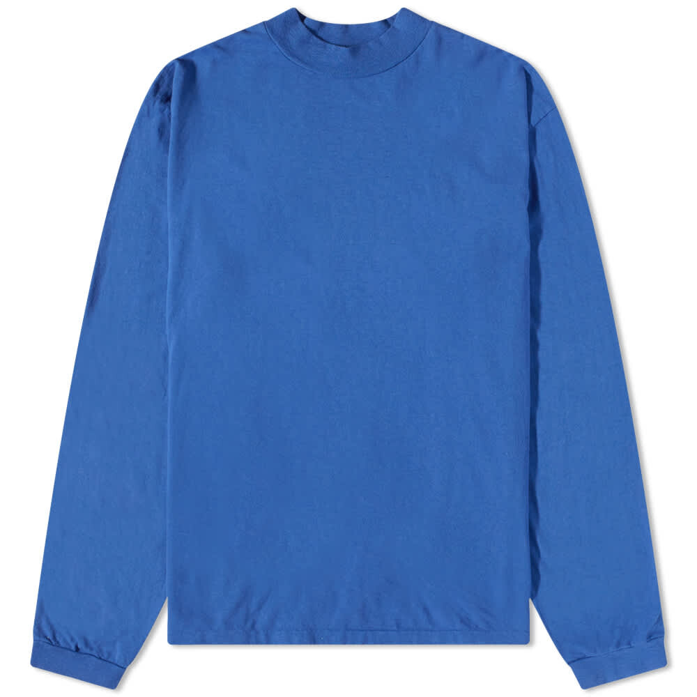

Футболка John Elliott Long Sleeve 90'S Mock Neck Tee, Синий