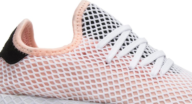 Adidas deerupt cheap white pink