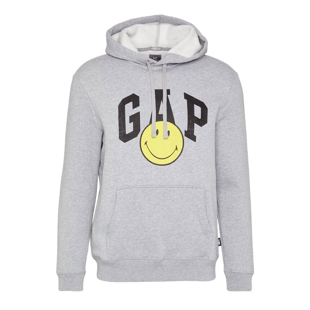 

Толстовка Gap Smiley Logo Unisex, серый