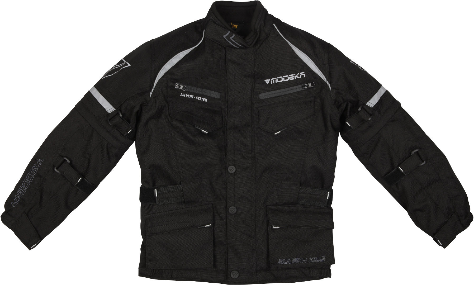 Куртка Modeka Tourex II детская мотоциклетная текстильная, черный