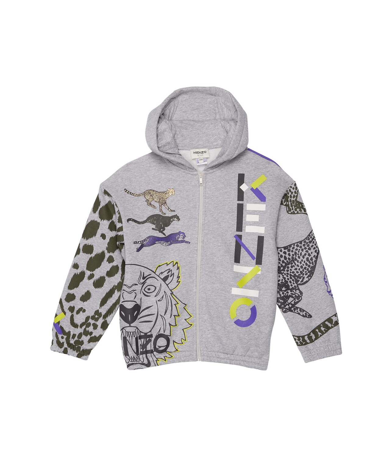 

Худи Kenzo Kids, Cheetah Zip-Up Hoodie